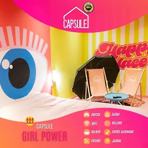 Capsule Girl Power - Balneo - Sauna - Karaoke - Billard - 2 Appartement
